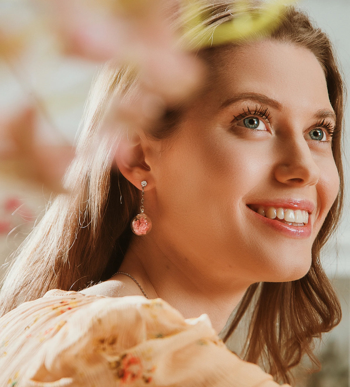 Orecchini in Acciaio Mad Tea collezione: Il giardino dei desideri - GYPSOPHILA - GDO008