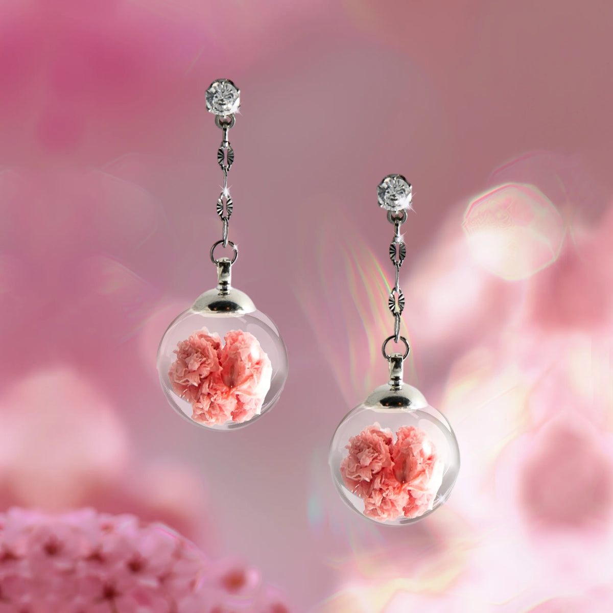 Orecchini in Acciaio Mad Tea collezione: Il giardino dei desideri - GYPSOPHILA - GDO008