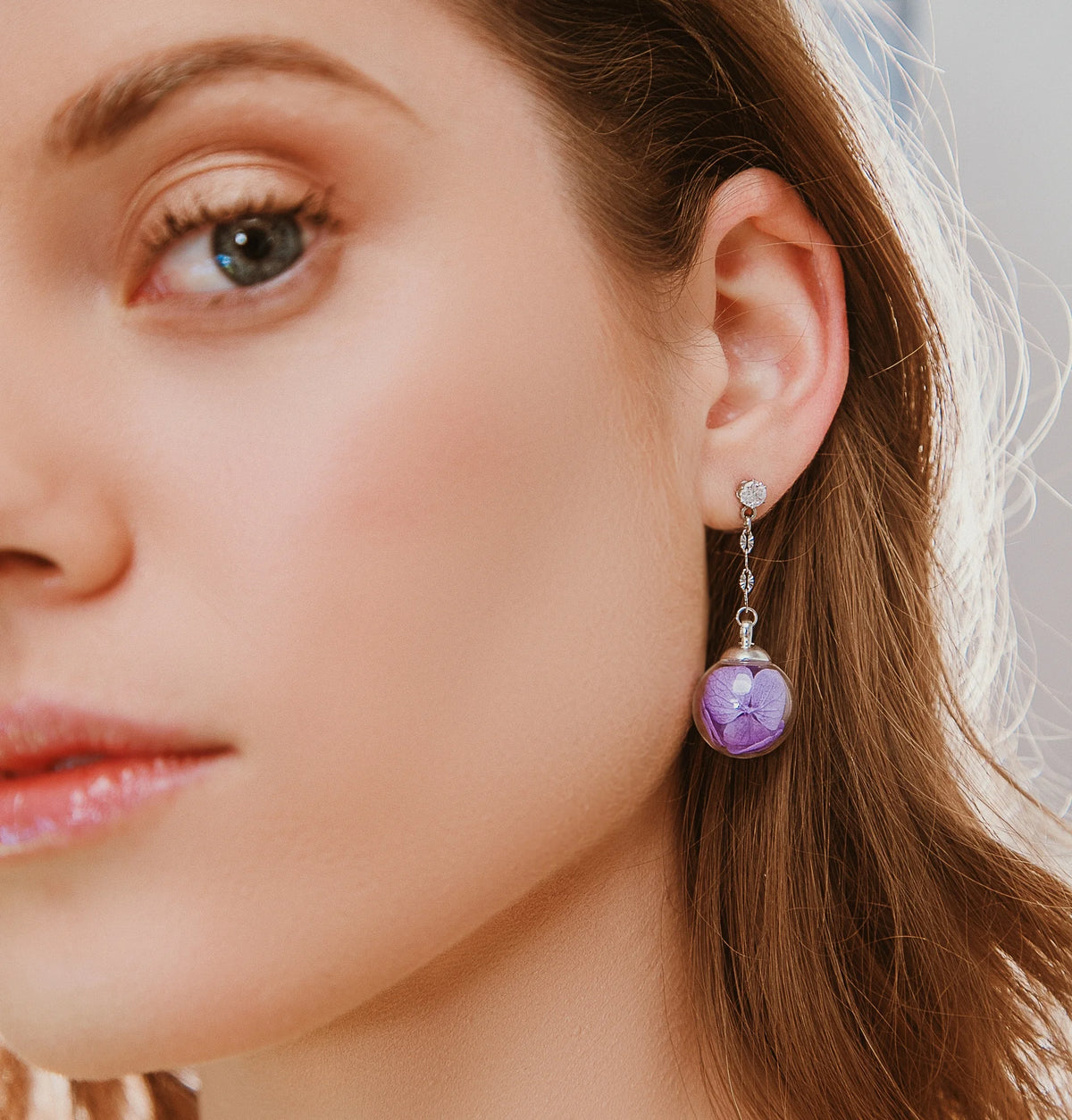 Orecchini in Acciaio Mad Tea collezione: Il giardino dei desideri - ORTENSIA - GDO009