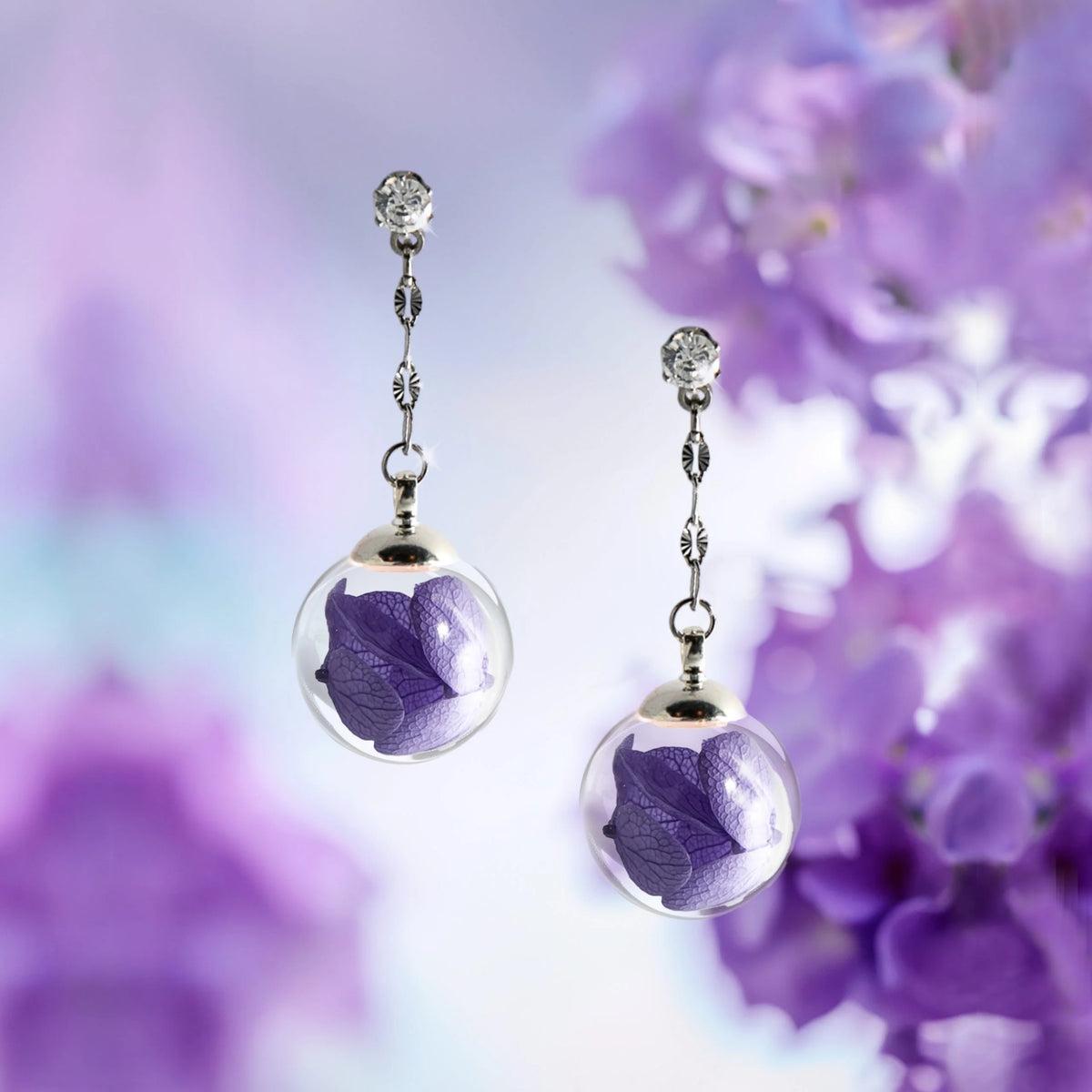 Orecchini in Acciaio Mad Tea collezione: Il giardino dei desideri - ORTENSIA - GDO009