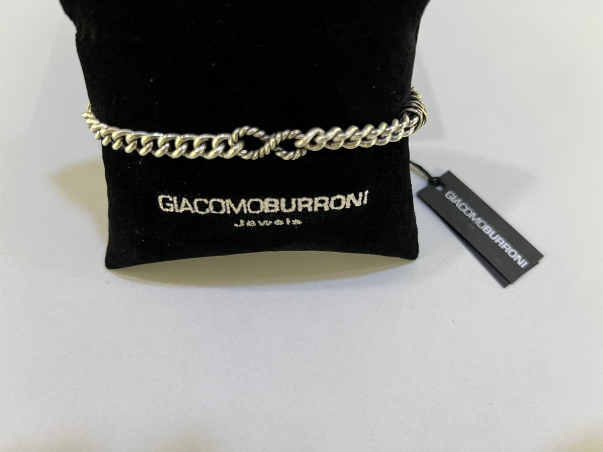 Bracciale uomo in argento 925 Giacomo Burroni-BC0267
