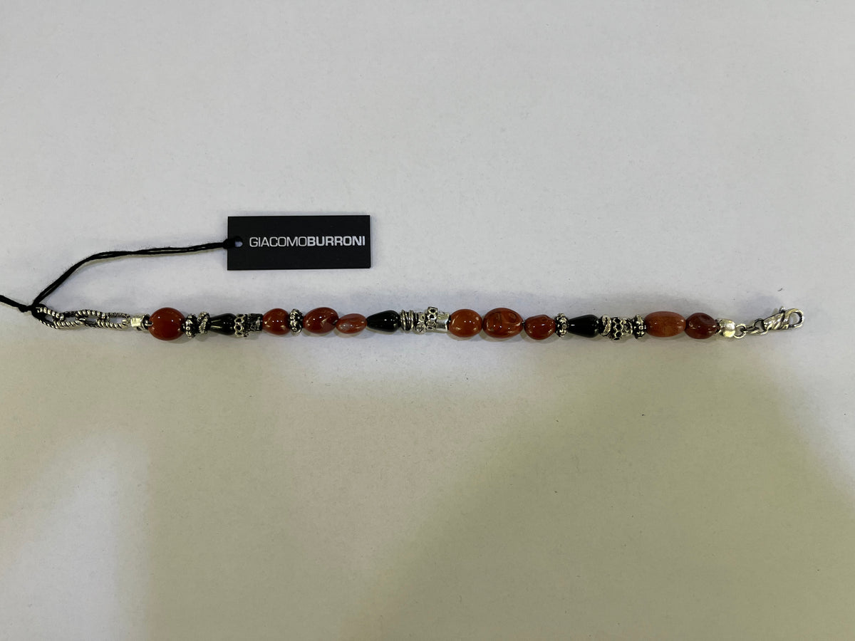 Bracciale uomo in argento 925 Giacomo Burroni-MBC0039