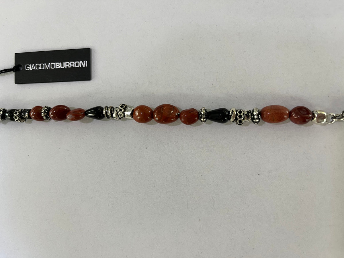 Bracciale uomo in argento 925 Giacomo Burroni-MBC0039