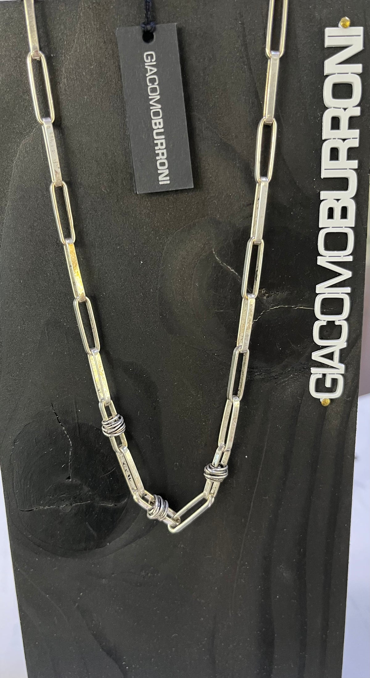 Collana uomo in argento 925 Giacomo Burroni-G0084