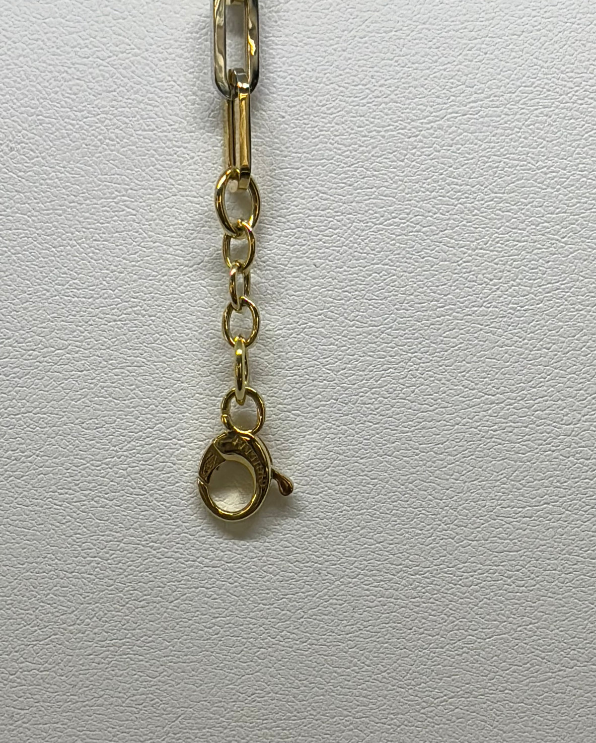 Bracciale in oro 750/1000 - 18 carati colore giallo e bianco- 20 centimetri - BO024