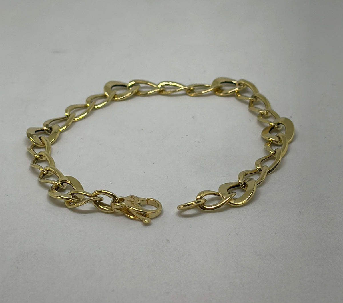 Bracciale in oro 750/1000 - 18 carati colore giallo - 19,5 centimetri - BO003