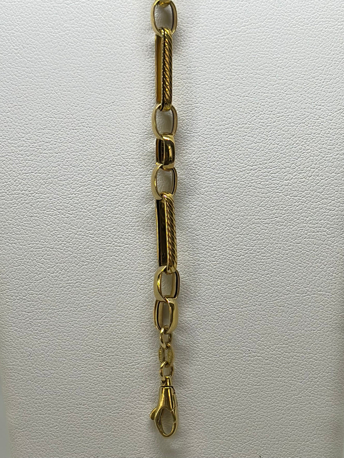 Bracciale in oro 750/1000 - 18 carati colore giallo - 20 centimetri - BO029
