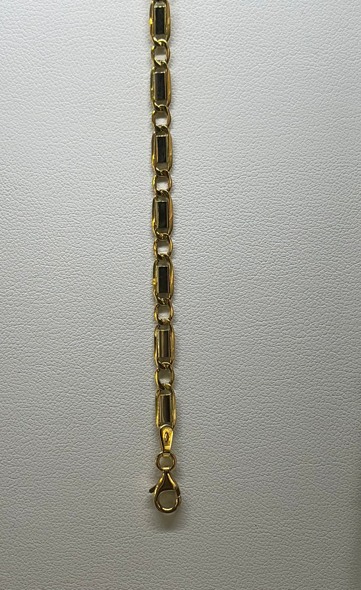 Bracciale in oro 750/1000 - 18 carati colore giallo - 21,5 centimetri - BO016