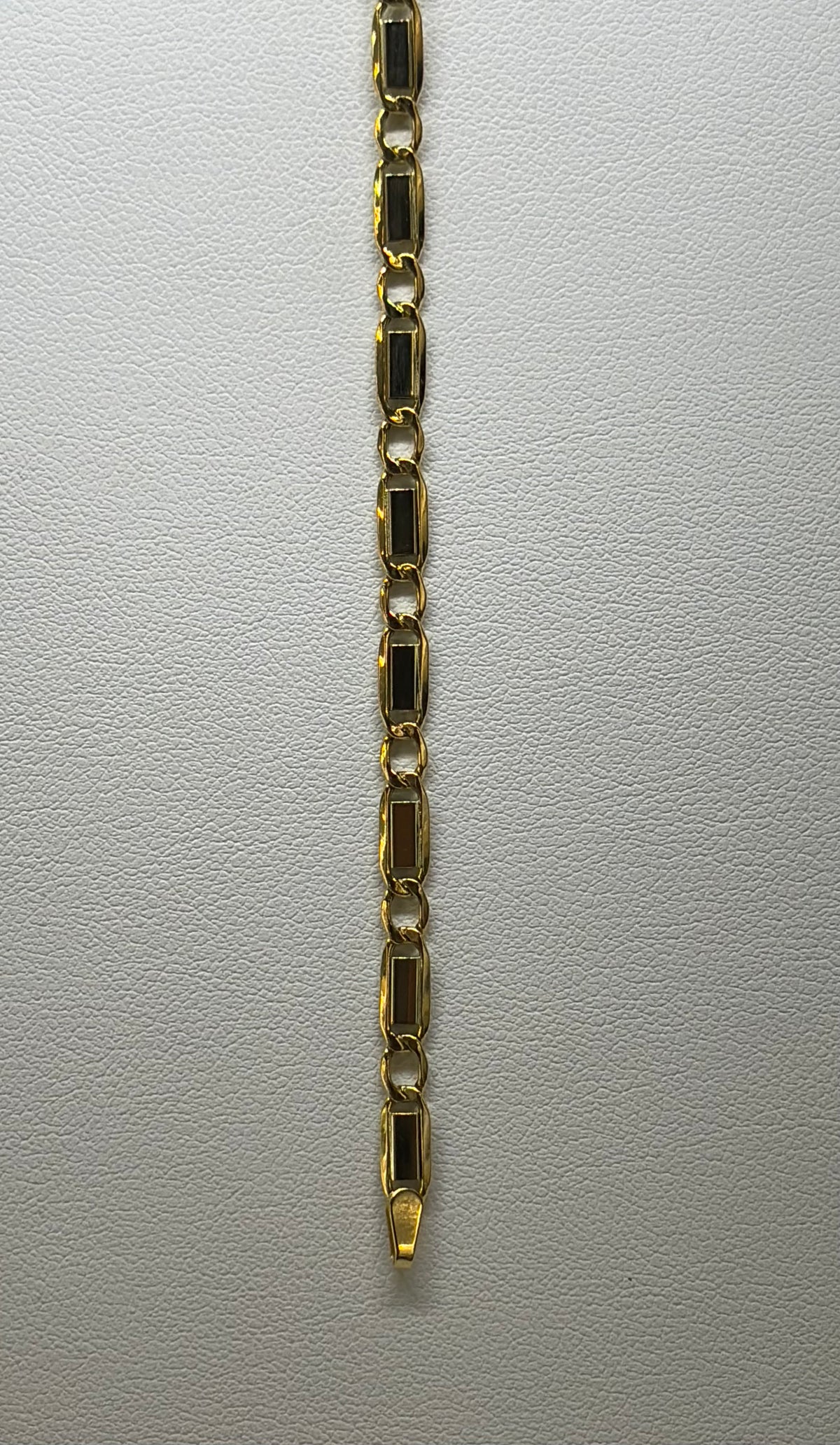 Bracciale in oro 750/1000 - 18 carati colore giallo - 21,5 centimetri - BO016