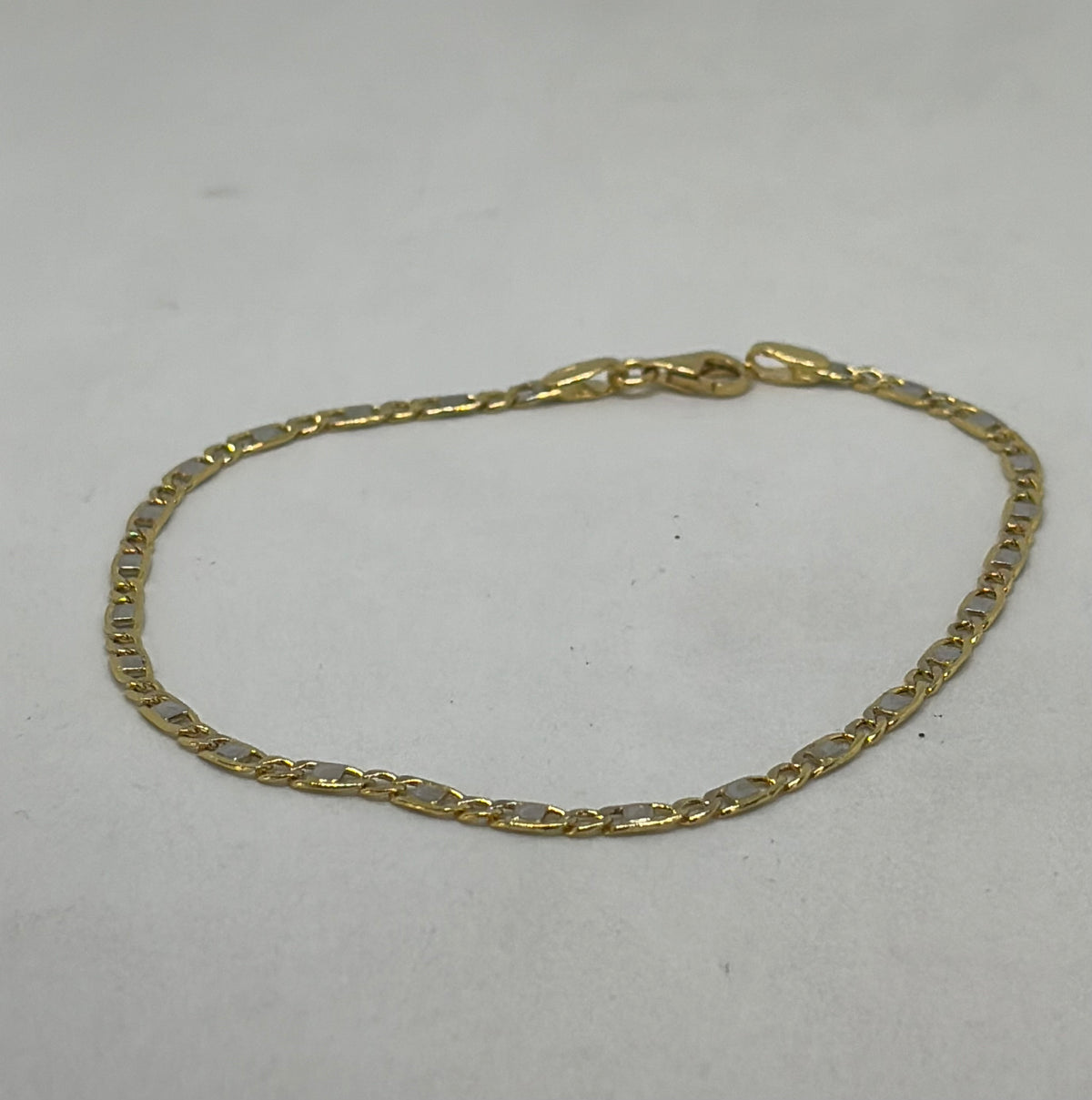 Bracciale in oro 750/1000 - 18 carati colore giallo - 19 centimetri - BO030