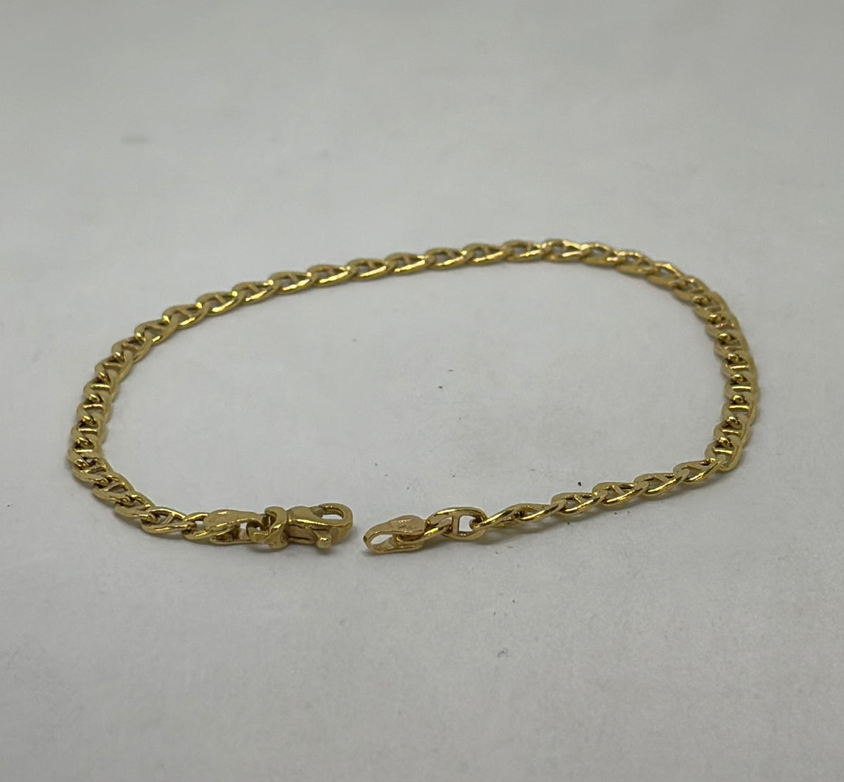Bracciale in oro 750/1000 - 18 carati colore giallo - 19 centimetri - BO006