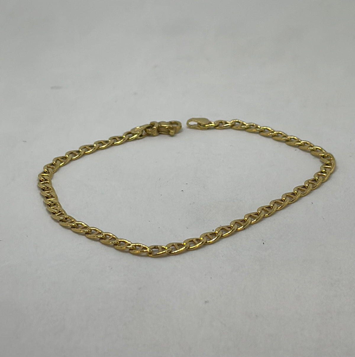 Bracciale in oro 750/1000 - 18 carati colore giallo - 19 centimetri - BO006