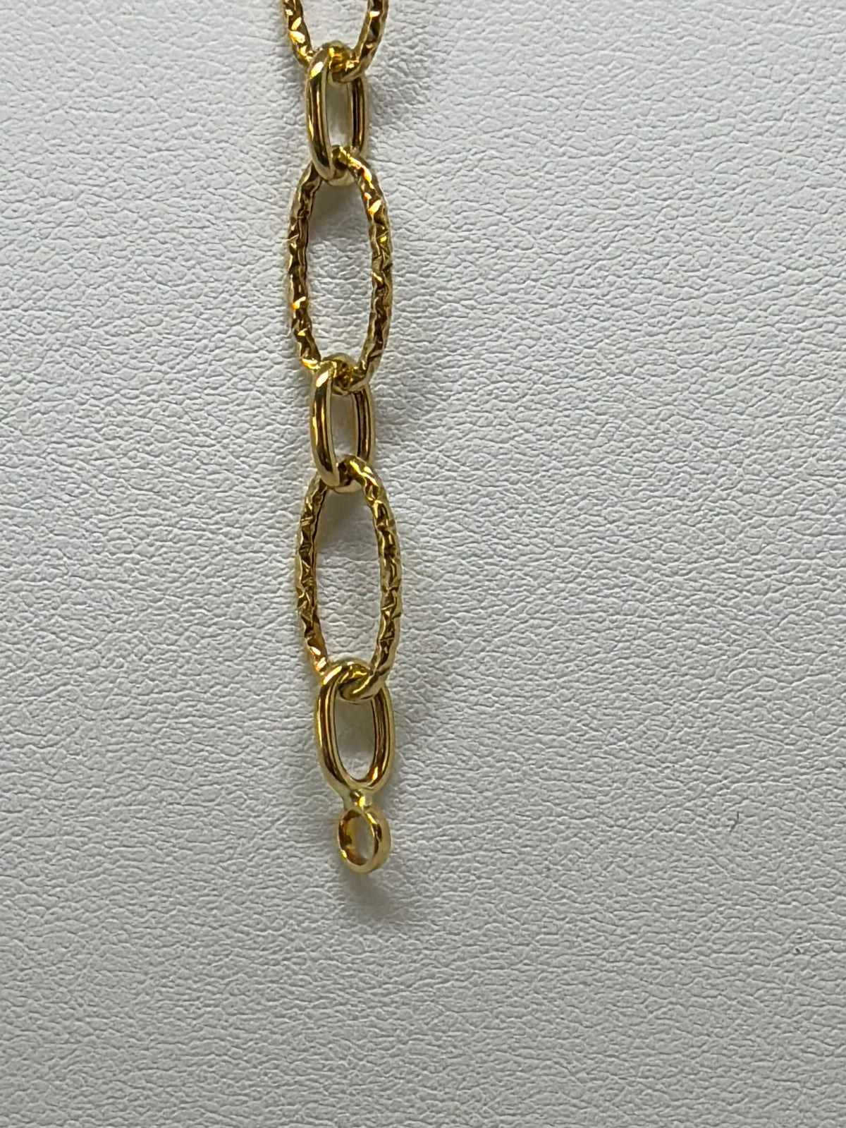 Bracciale in oro 750/1000 - 18 carati colore giallo e bianco - 19 centimetri - BO004