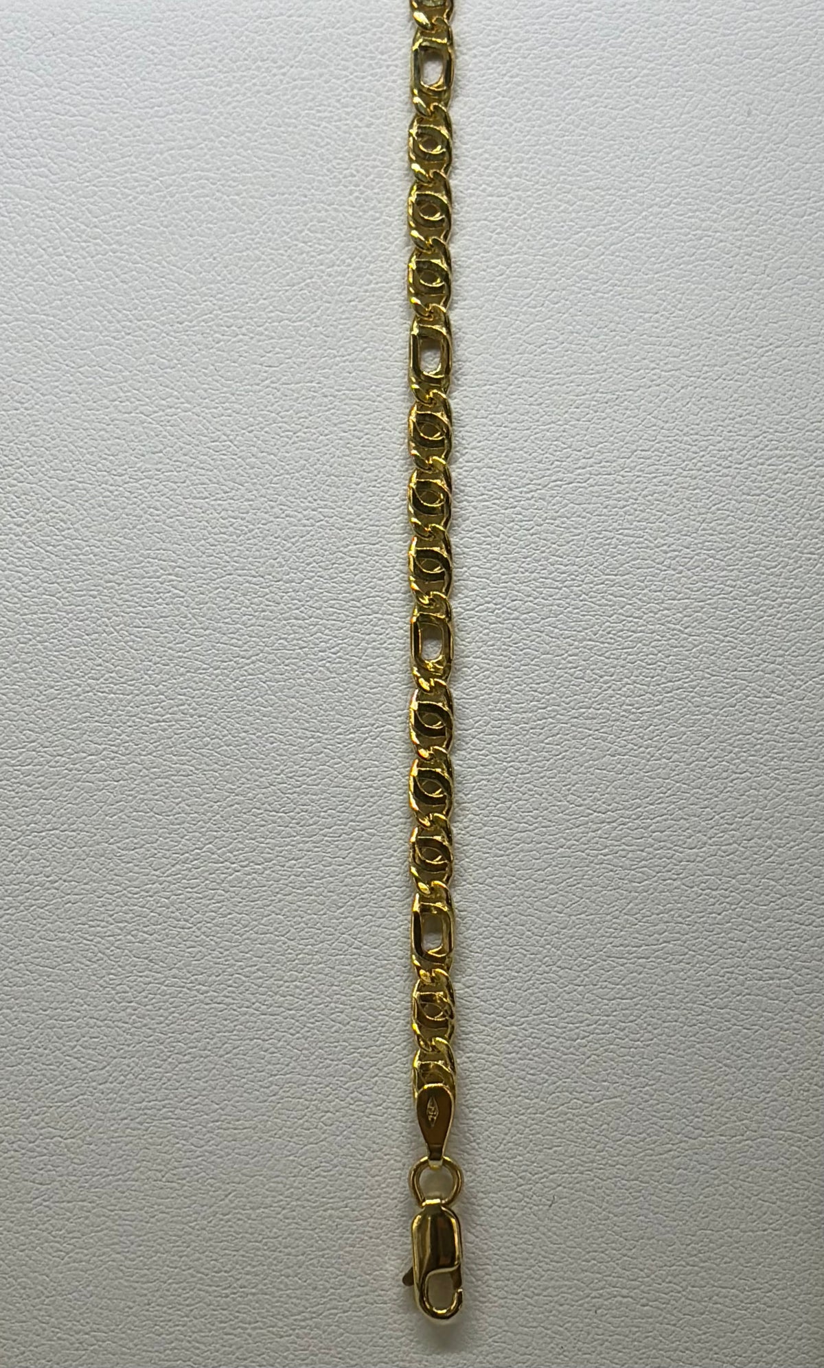 Bracciale in oro 750/1000 - 18 carati colore giallo - 20,5 centimetri - BO014