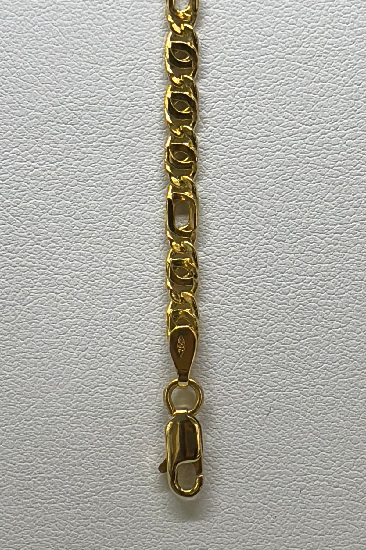 Bracciale in oro 750/1000 - 18 carati colore giallo - 20,5 centimetri - BO014