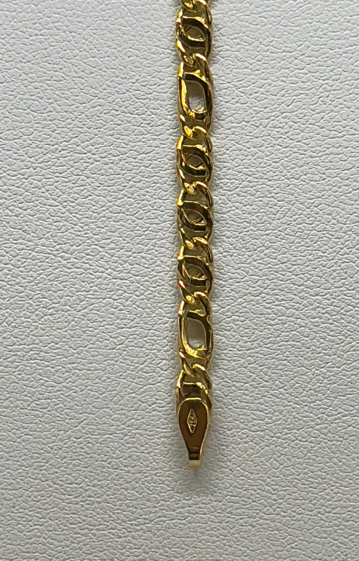 Bracciale in oro 750/1000 - 18 carati colore giallo - 20,5 centimetri - BO014