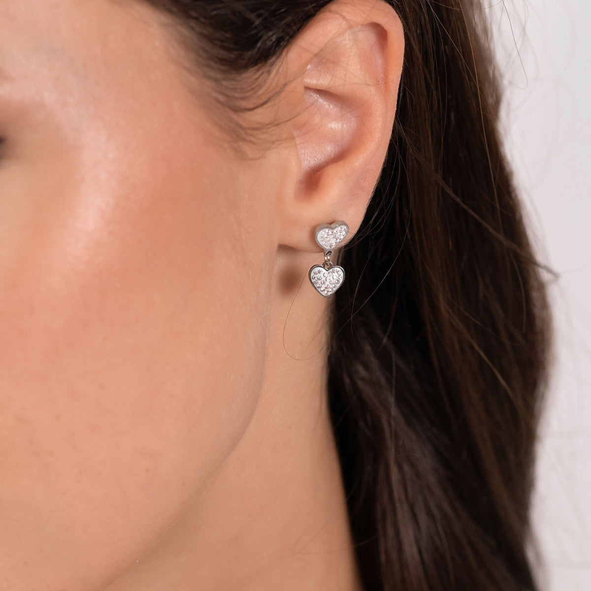 Orecchini in acciaio Luca Barra-OK1329