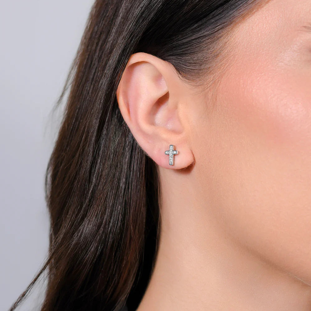 Orecchini in acciaio Luca Barra-OK1398