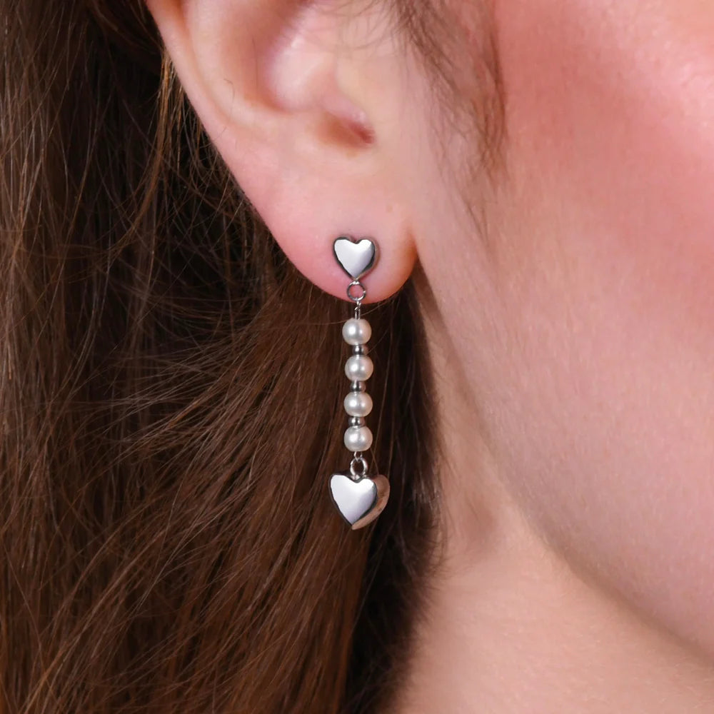 Orecchini in acciaio Luca Barra-OK1416