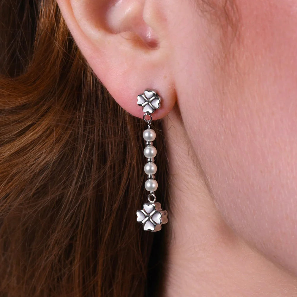 Orecchini in acciaio Luca Barra-OK1419