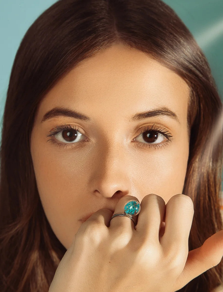 Anello in Acciaio Mad Tea collezione: Il giardino dei desideri - Pizzo della Regina - Anello dei Sogni