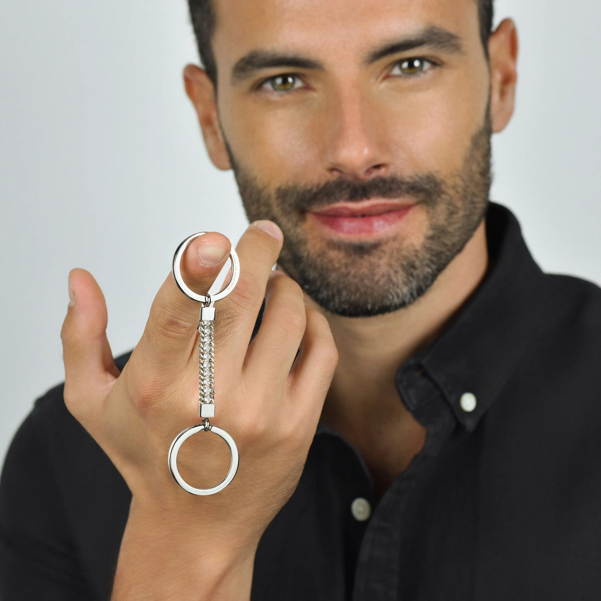 Portachiavi in acciaio Luca Barra-PK285