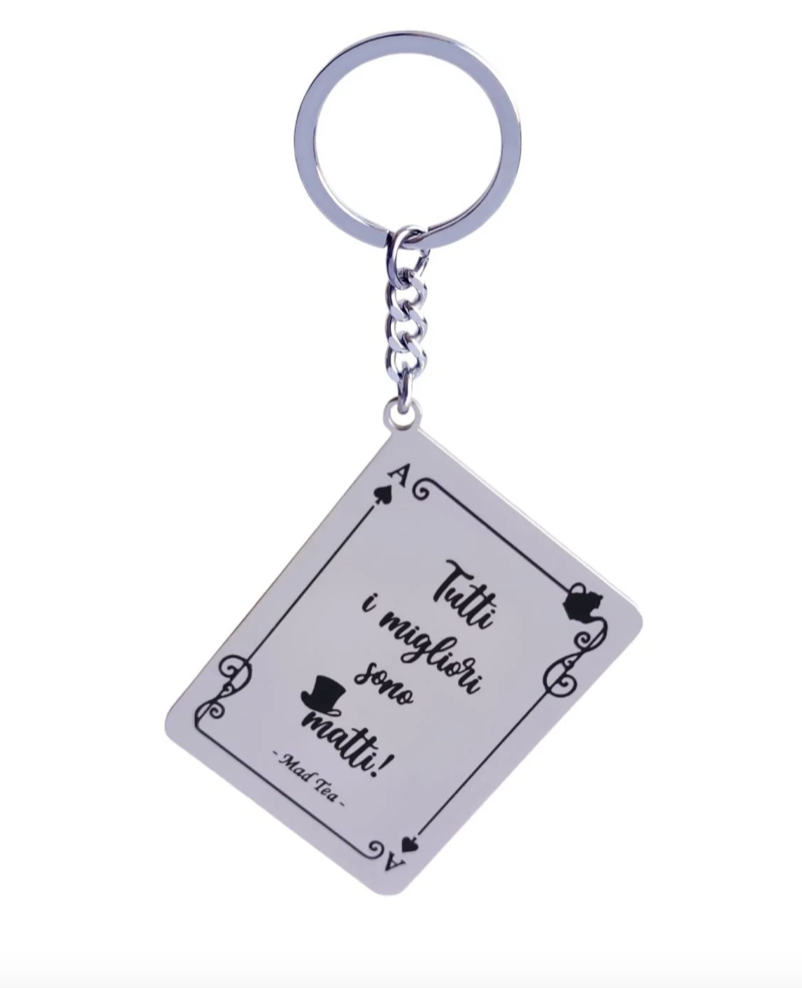 Portachiavi in acciaio Mad Tea collezione Portachiavi da favola - AWP002