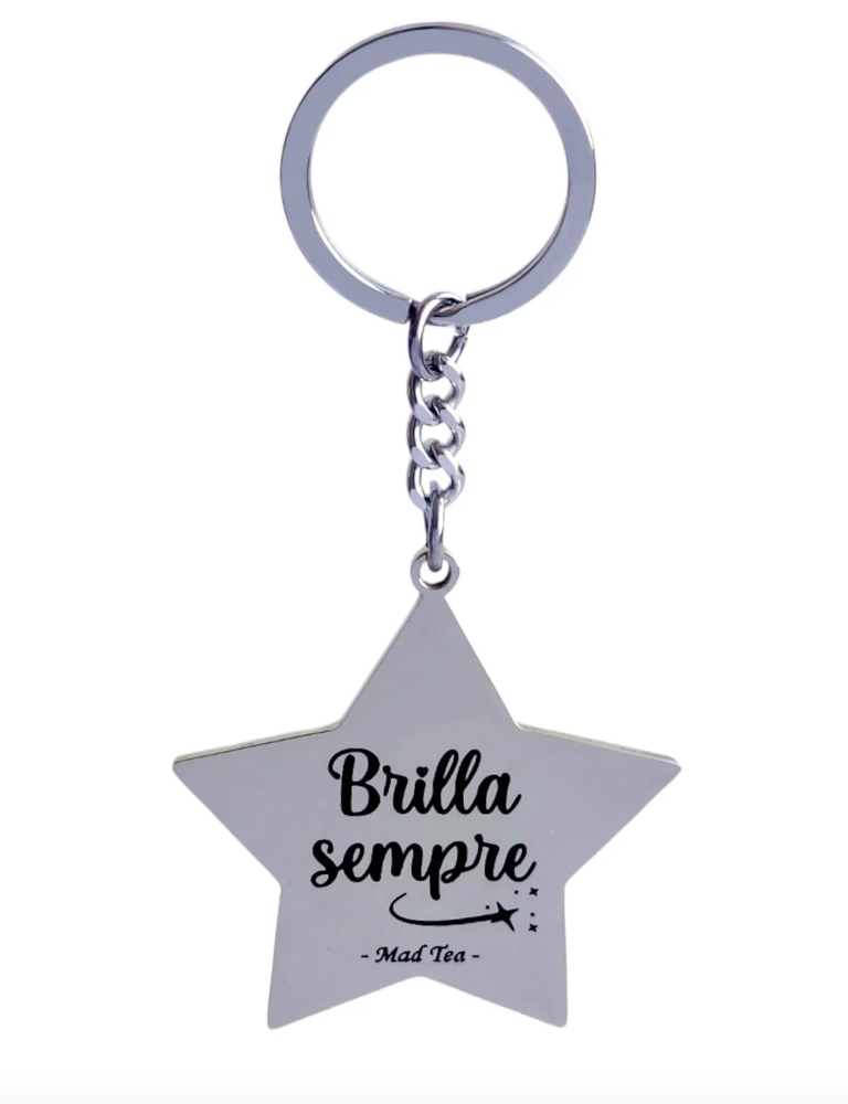 Portachiavi in acciaio Mad Tea collezione Portachiavi da favola - MLSP001