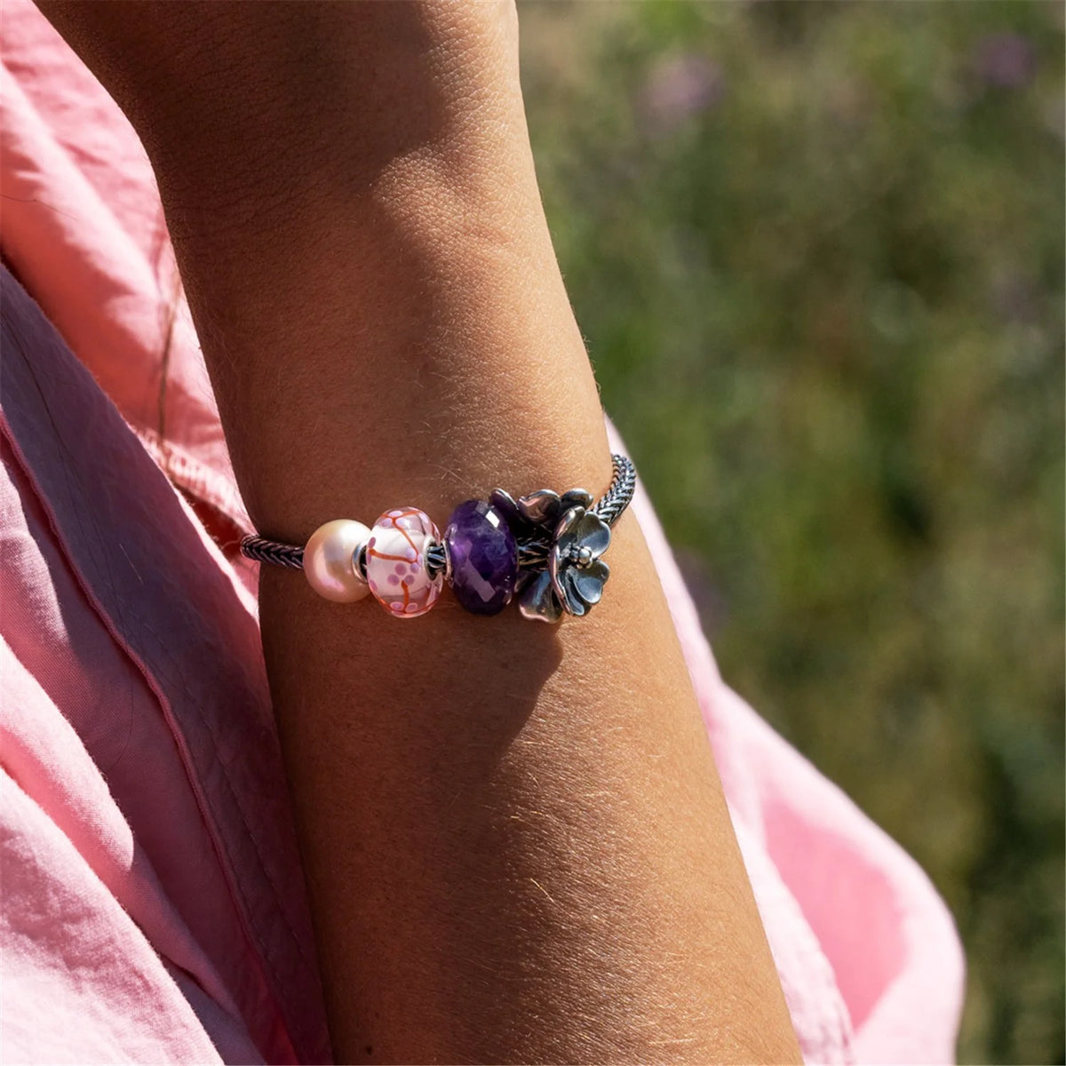 Beads Trollbeads - Fiori di Pesco - TGLBE-20352