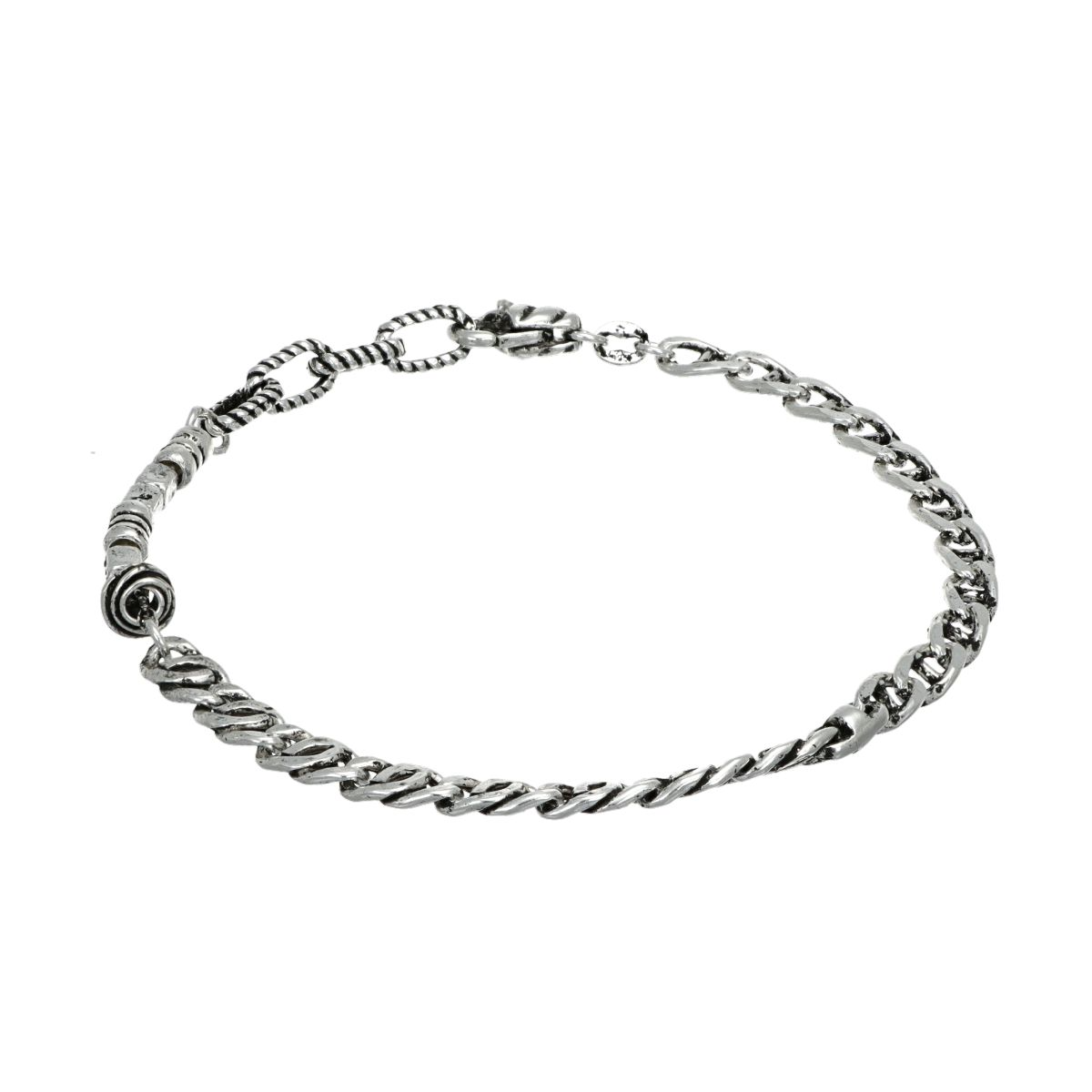 Bracciale uomo in argento 925 Giacomo Burroni-MBC0026