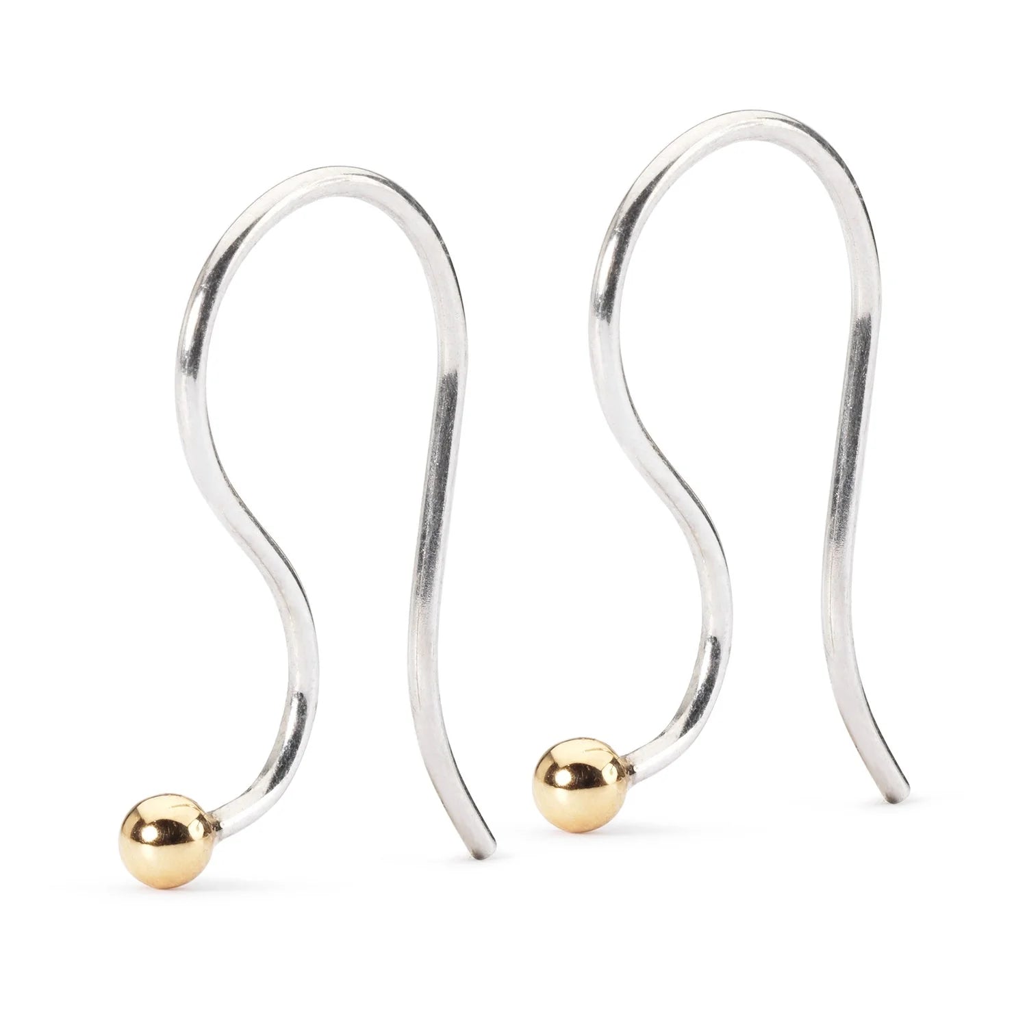 Base Trollbeads - Orecchini a Monachella in Oro e Argento - TAGEA-00003