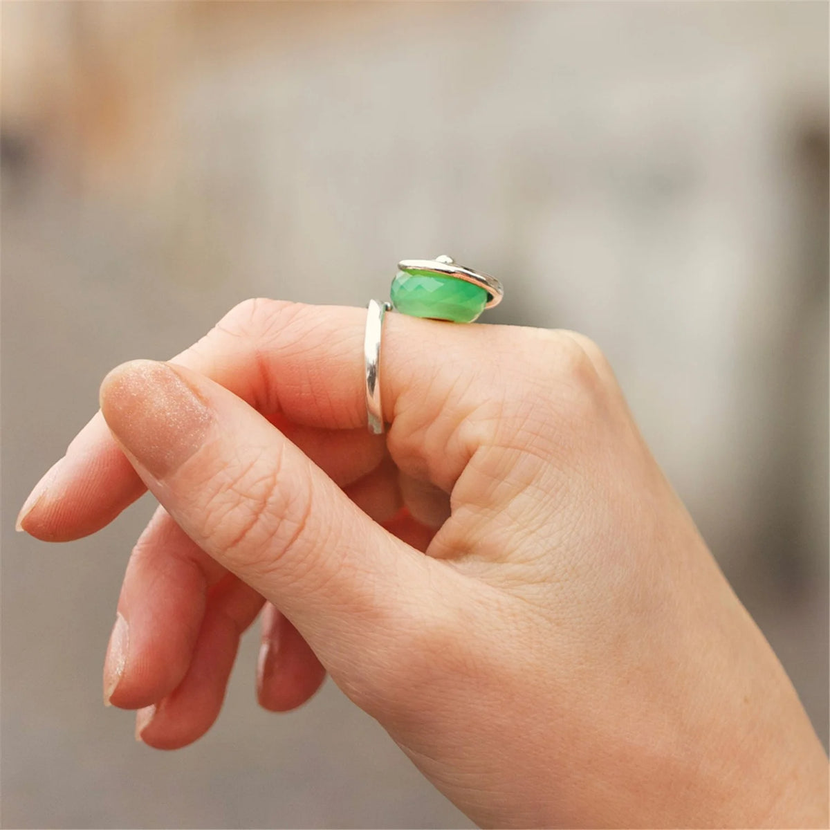 Beads Trollbeads - Gemma d&#39; Acqua Salvia - TGLBE-30157