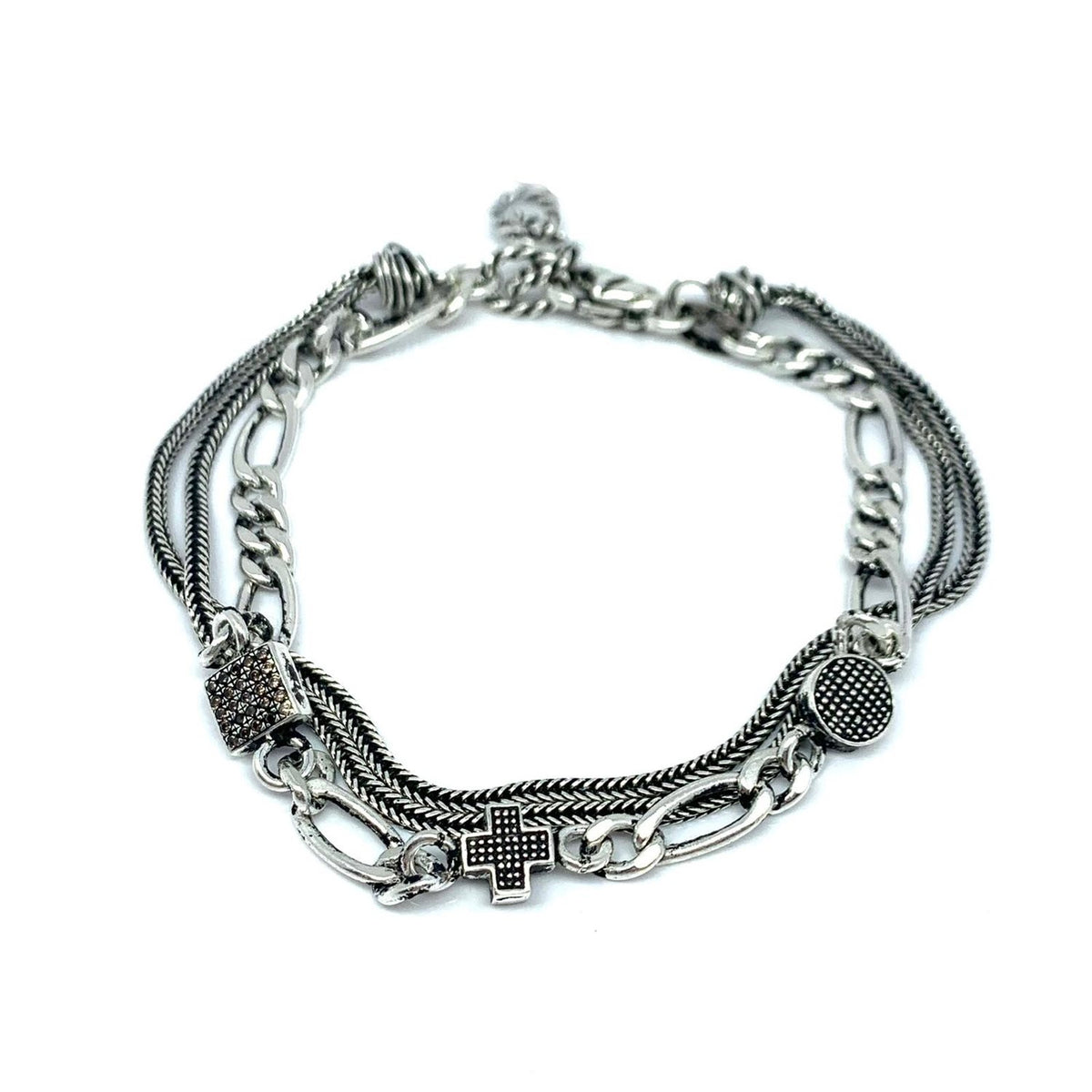 Bracciale uomo in argento 925 Giacomo Burroni-BC0381
