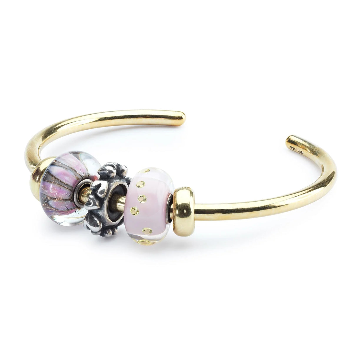 Base Trollbeads - Bracciale Bangle Placcato Oro Argento - TGPBA-00001