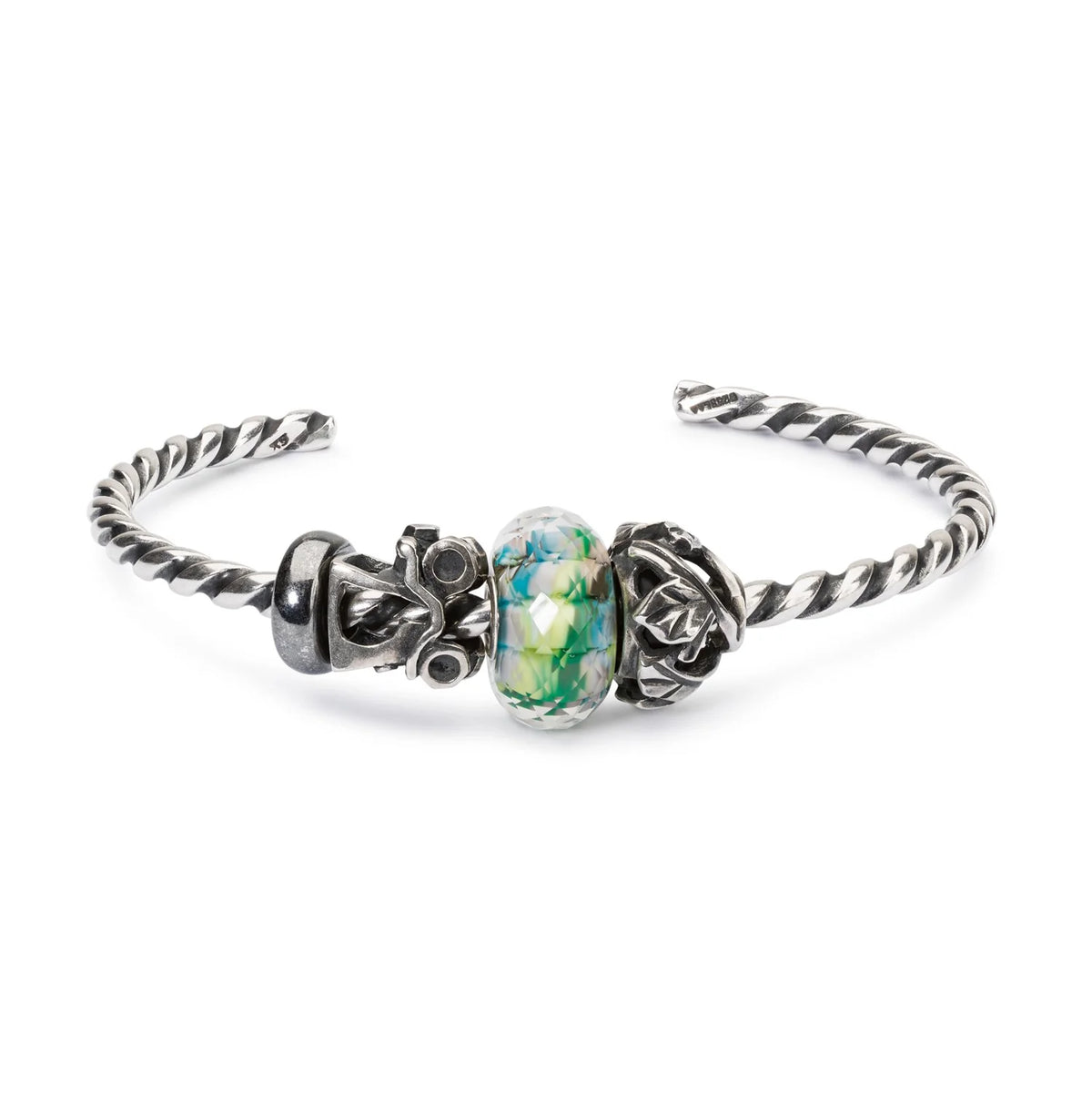 Base Trollbeads - Bracciale Bangle a Spirale in Argento - TAGBA-00006