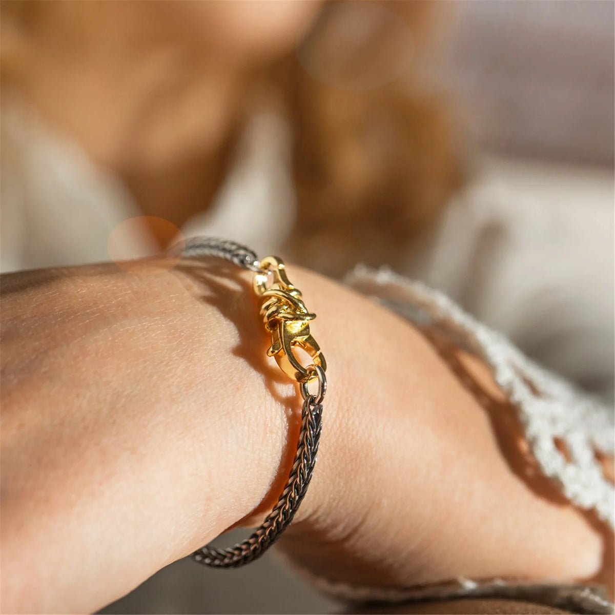 Bracciale Trollbeads - Nodo della Fortuna Oro - TAGBO-002220