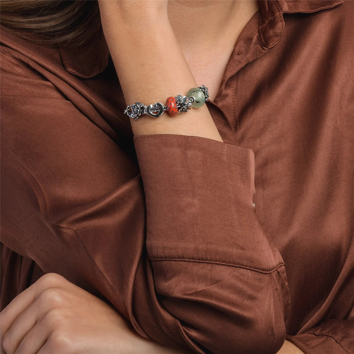 Beads Trollbeads - Petunia della Positività - TGLBE-20309