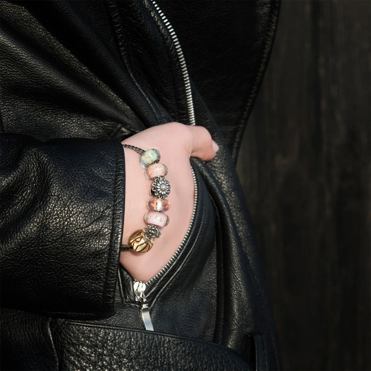 Beads Trollbeads - Crisantemo di Novembre - TAGBE-00037