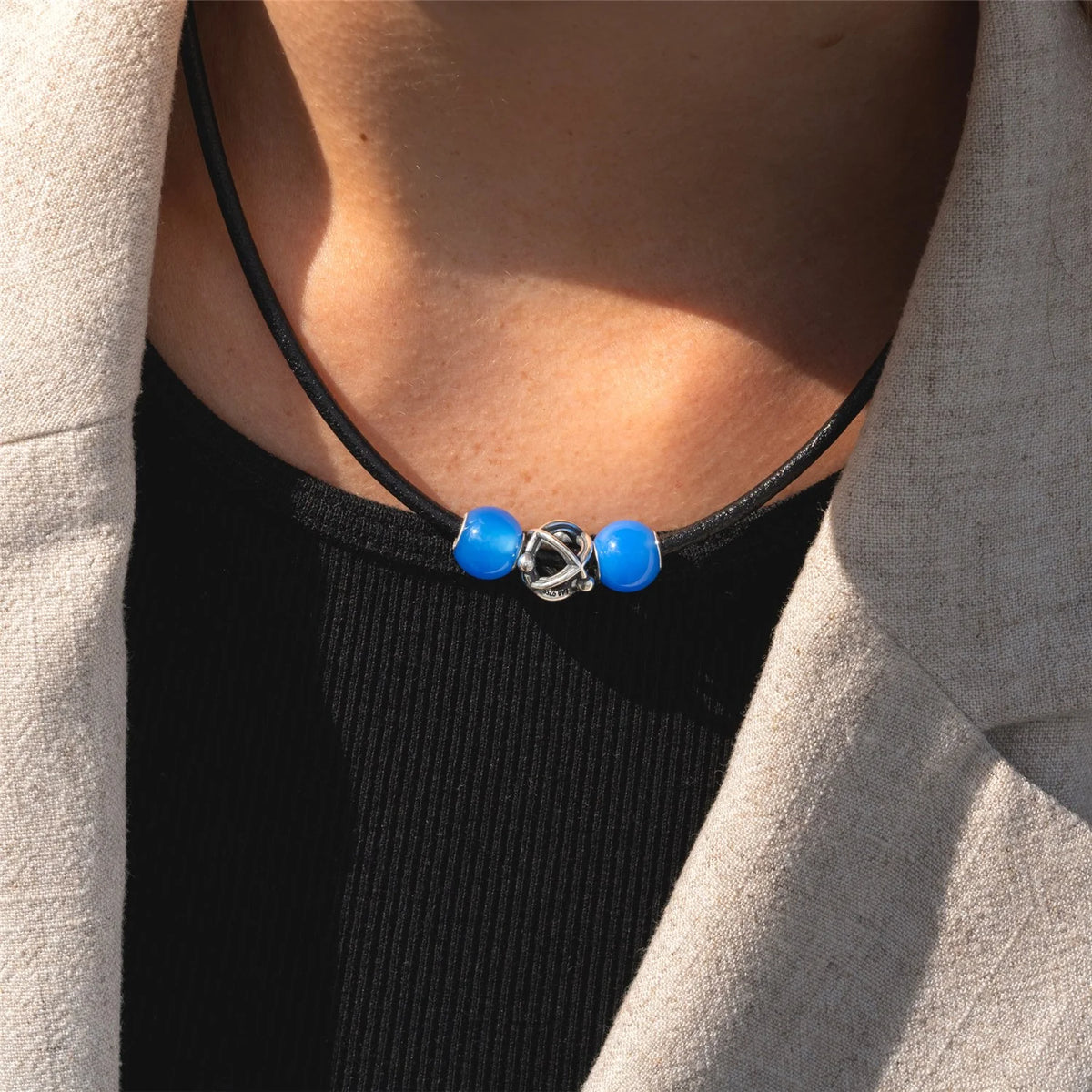 Beads Trollbeads - Agata Blu Rotonda - TSTBE-00038