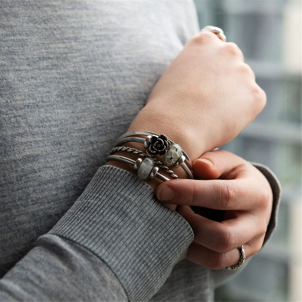 Beads Trollbeads - Rosa di Giugno - TAGBE-00032