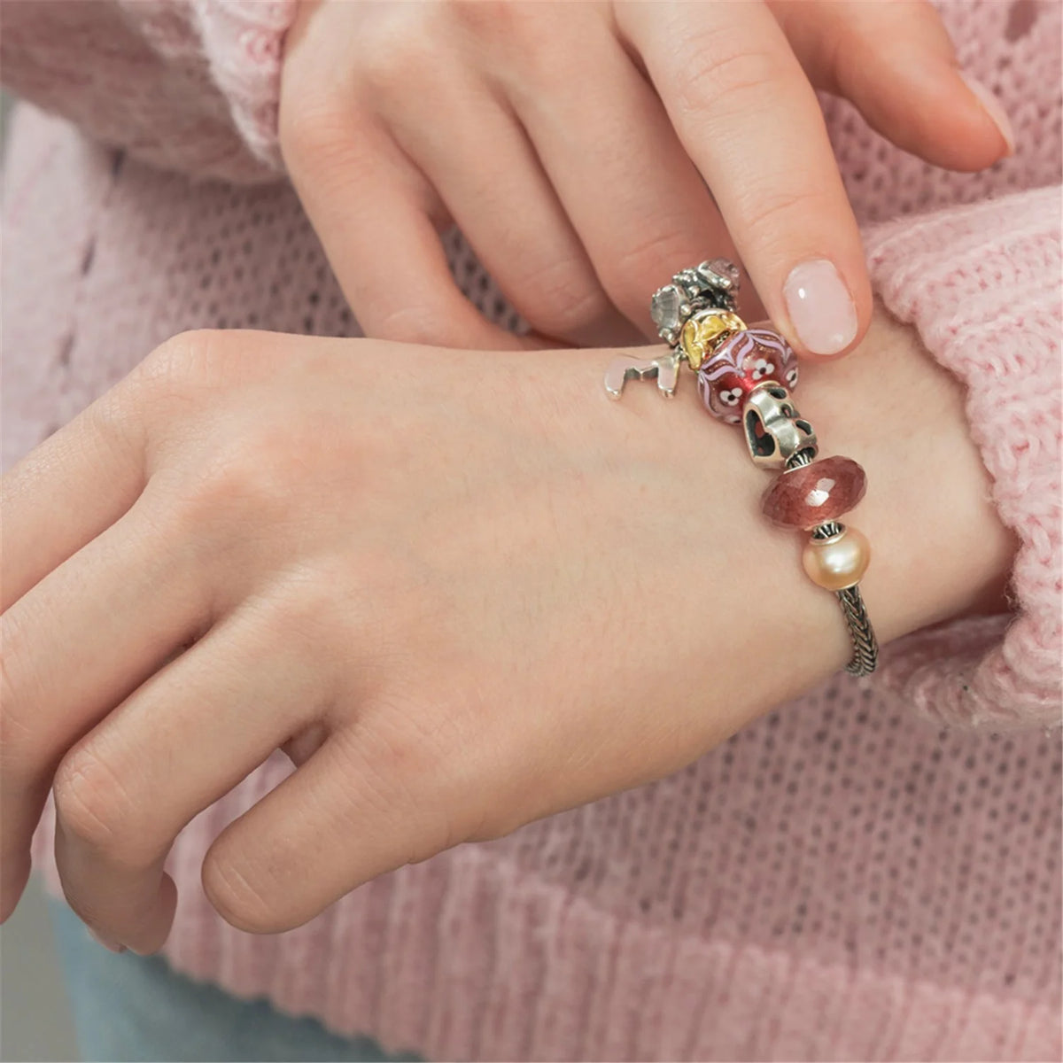 Beads Trollbeads - Sentiero di Fiori - TGLBE-20408