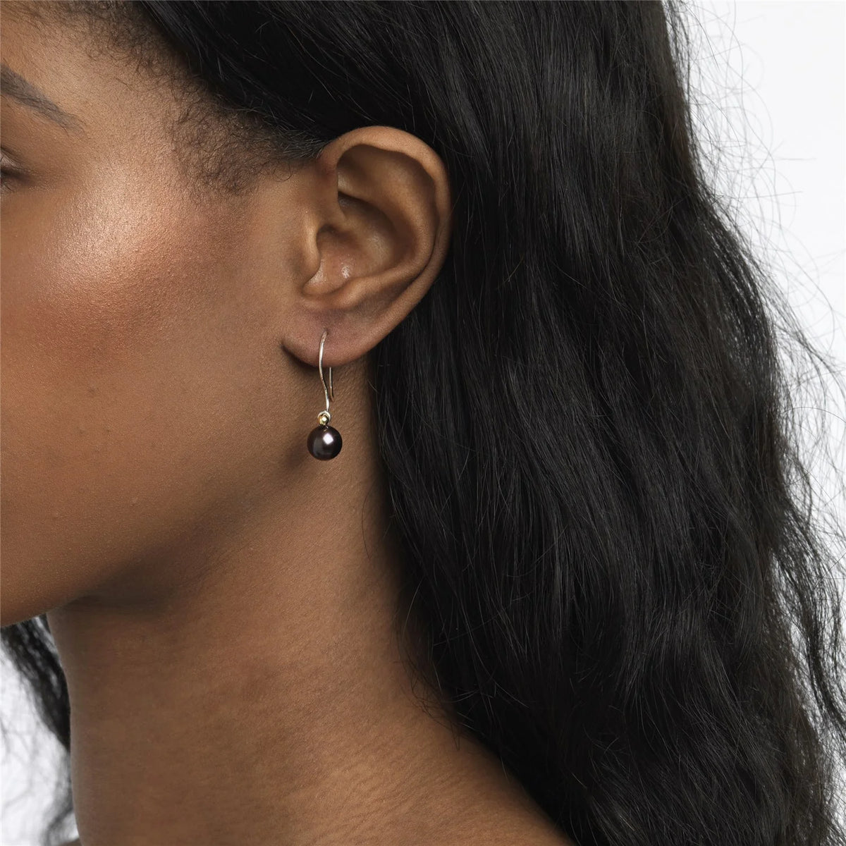 Orecchini Trollbeads - Orecchini Goccia di Perla Pavone Rotonde - TAGBO-00588