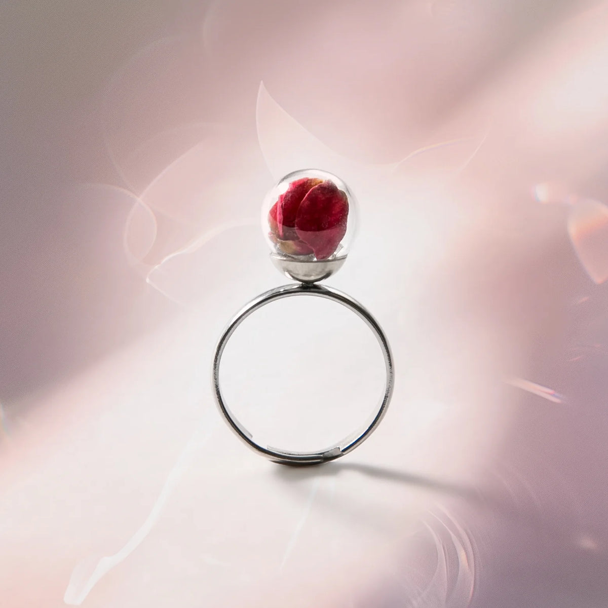 Anello in Acciaio Mad Tea collezione: Il giardino dei desideri - Rosa - Anello dell&#39; Amore