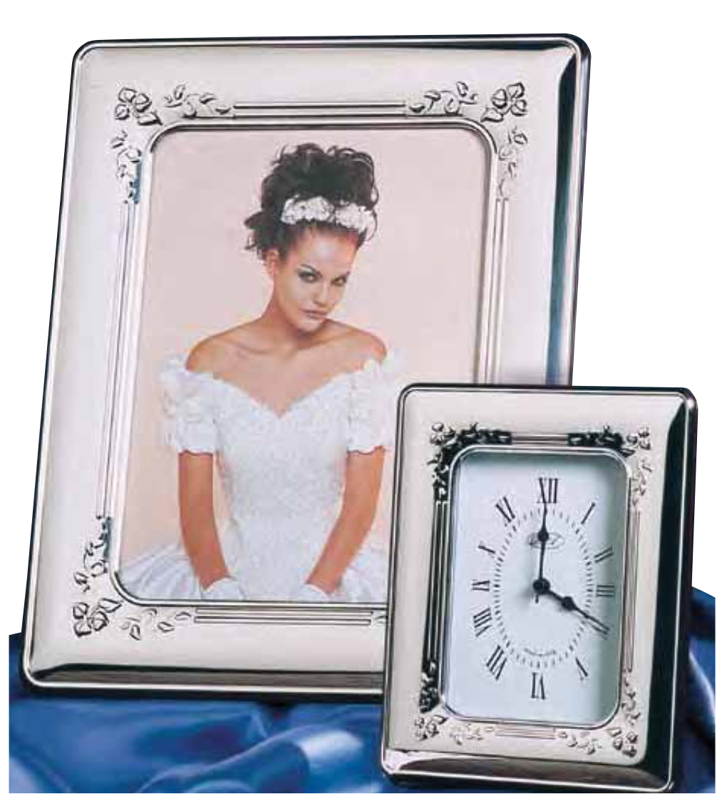 Conrinice in argento con orologio-105OR