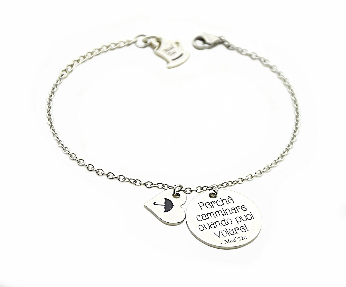 Bracciale in acciaio Mad Tea collezione Mary Poppins-MAPB004
