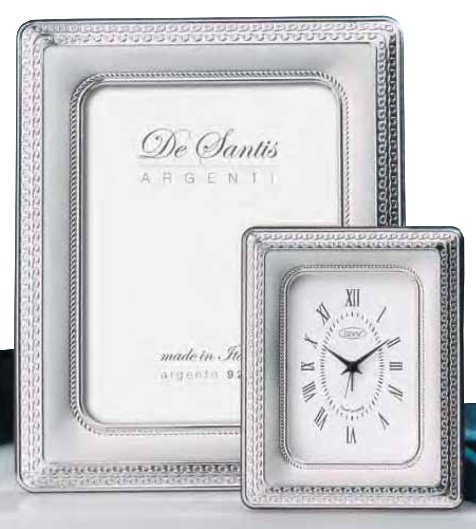 Conrinice in argento con orologio-120OR