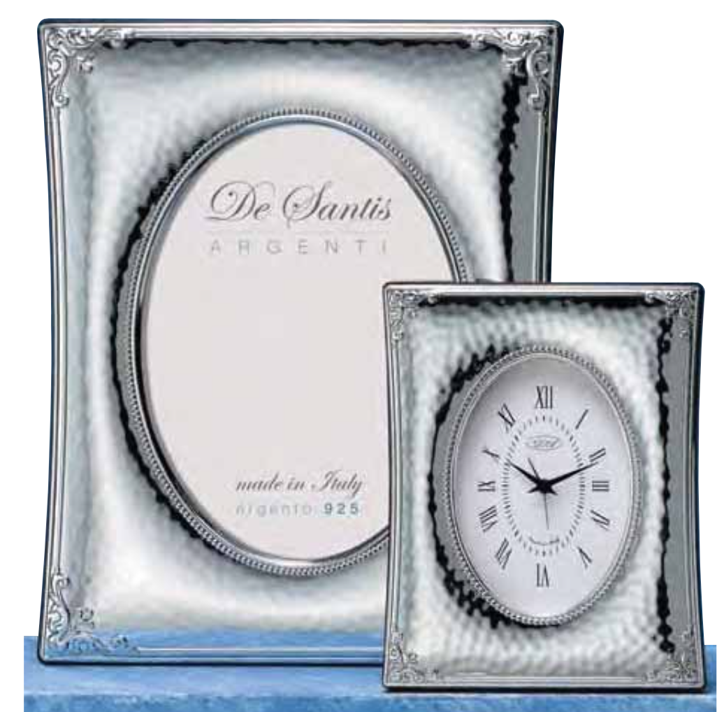 Conrinice in argento con orologio-130OR