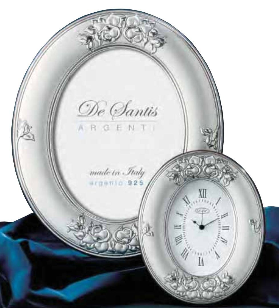 Conrinice in argento con orologio-250OR