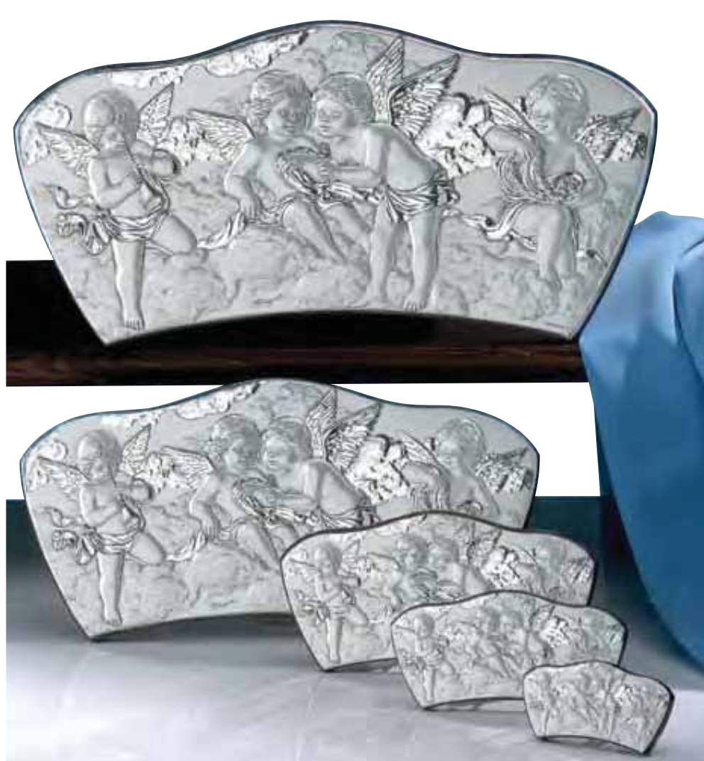 Quadro in argento sacro-Puttini-3081