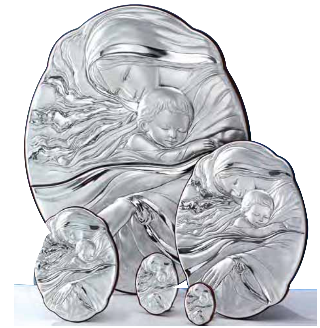 Quadro in argento sacro-Madonna-3082